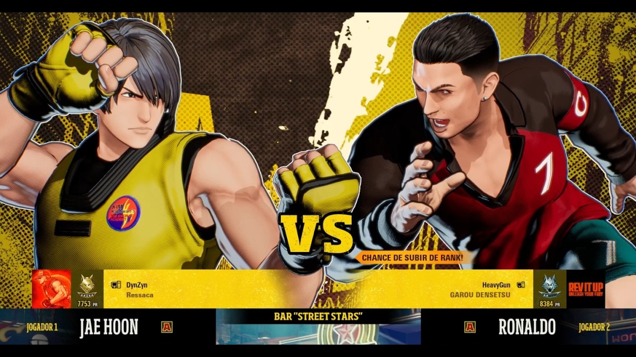 Emoção ATÉ O FINAL! | Fatal Fury: City of the Wolves Ranked - Jae Hoon vs Cristiano Ronaldo