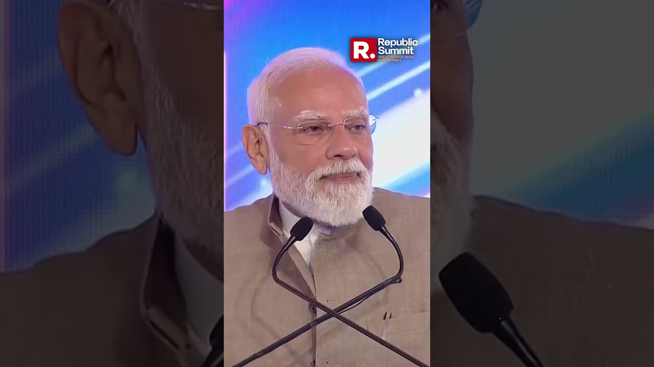 PM Narendra Modi explains the meaning of 'Nation First' | Modi Republic Summit Speech