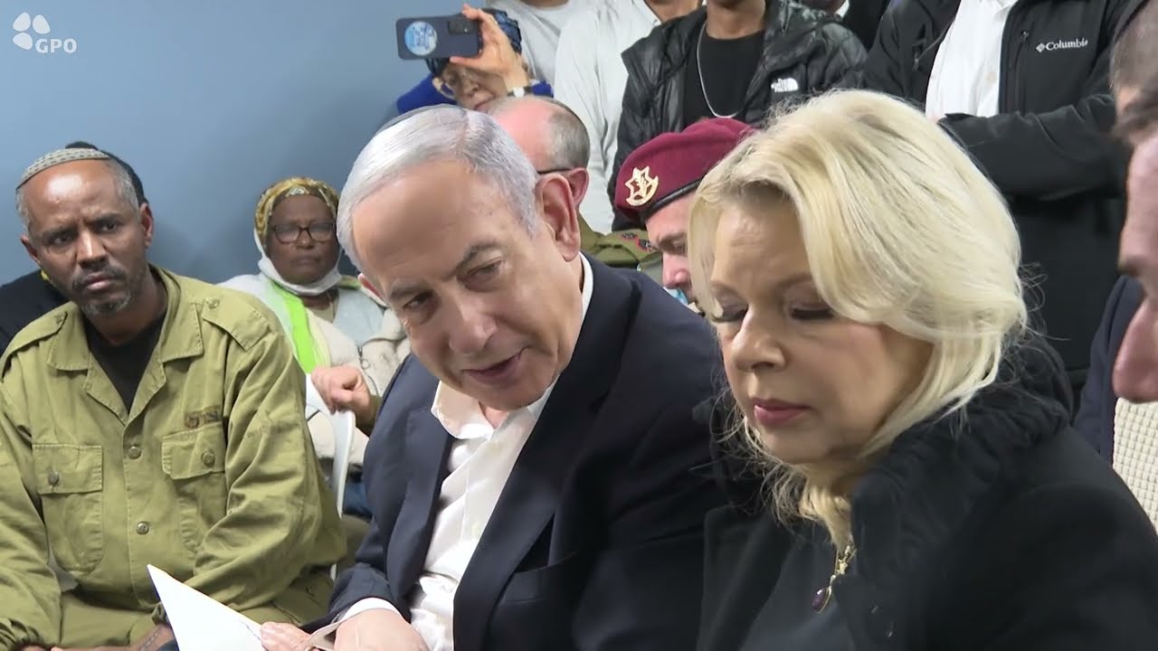 ראש הממשלה נתניהו בניחום אבלים אצל משפחתו של הלוחם נריה בלטה ז