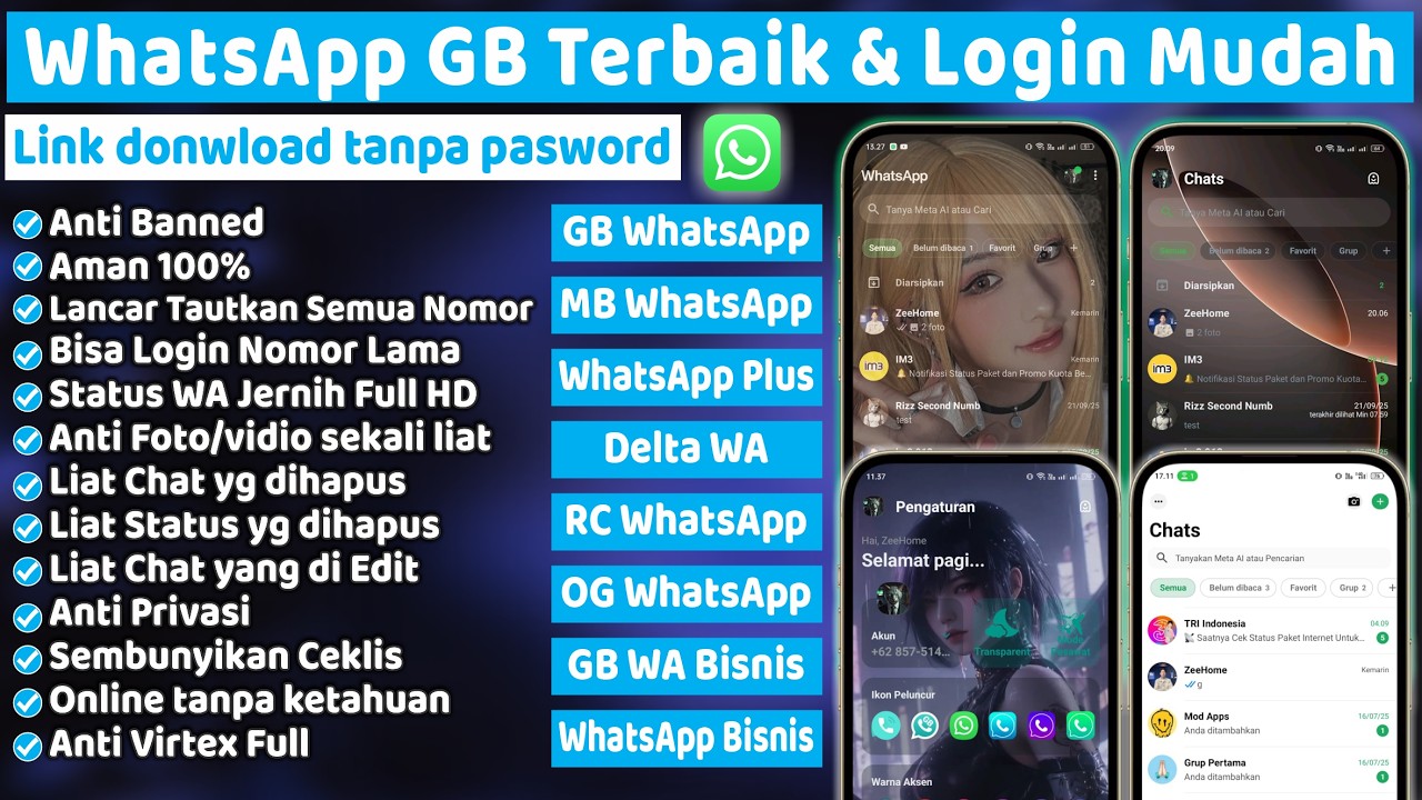 Новейшая версия WhatsApp GB 2026: плавный вход на все номера без проблем ⚡ Лучший модификатор бло...