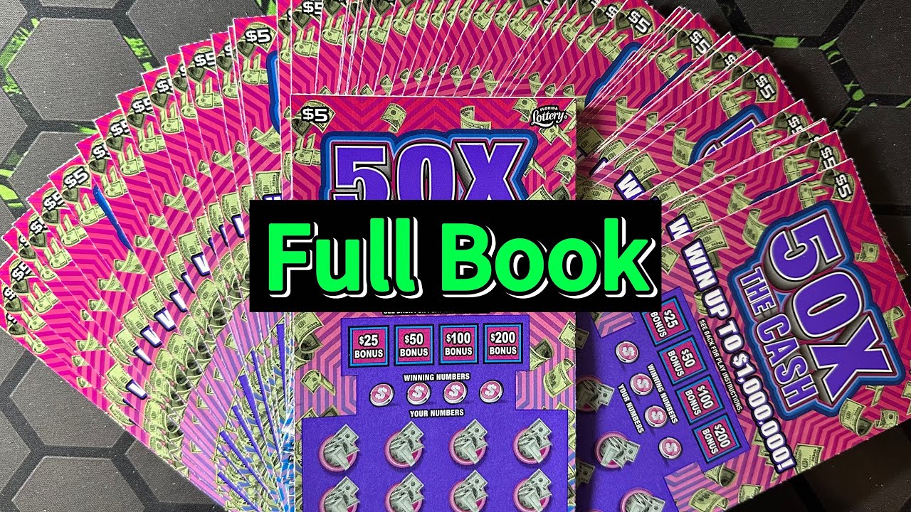 $300 FULL BOOK Florida Lottery Scratch - Off | 50X The Cash