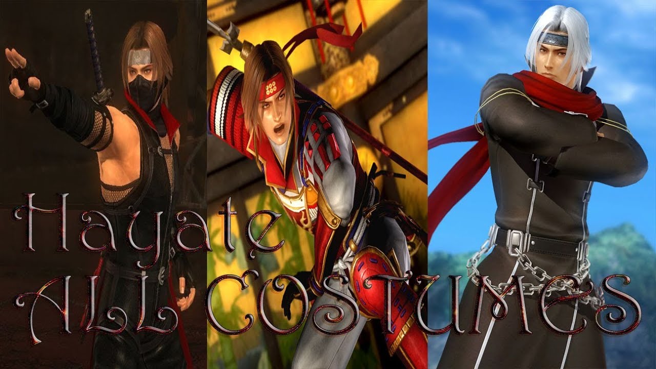 Dead or Alive 5 Last Round: All Hayate Costumes (Victory Poses)