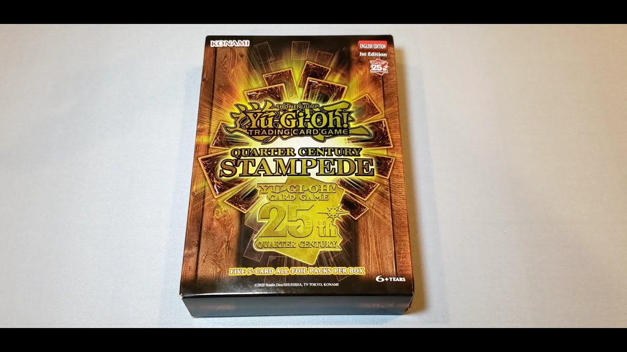 Yu-Gi-Oh! Quarter Century Stampede Tuck Box Opening