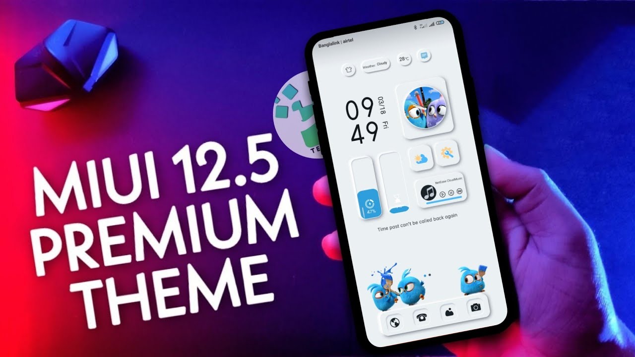 MIUI 12.5 Premium Vip Theme For Any Xiaomi Device's | Miui 12.5 Theme