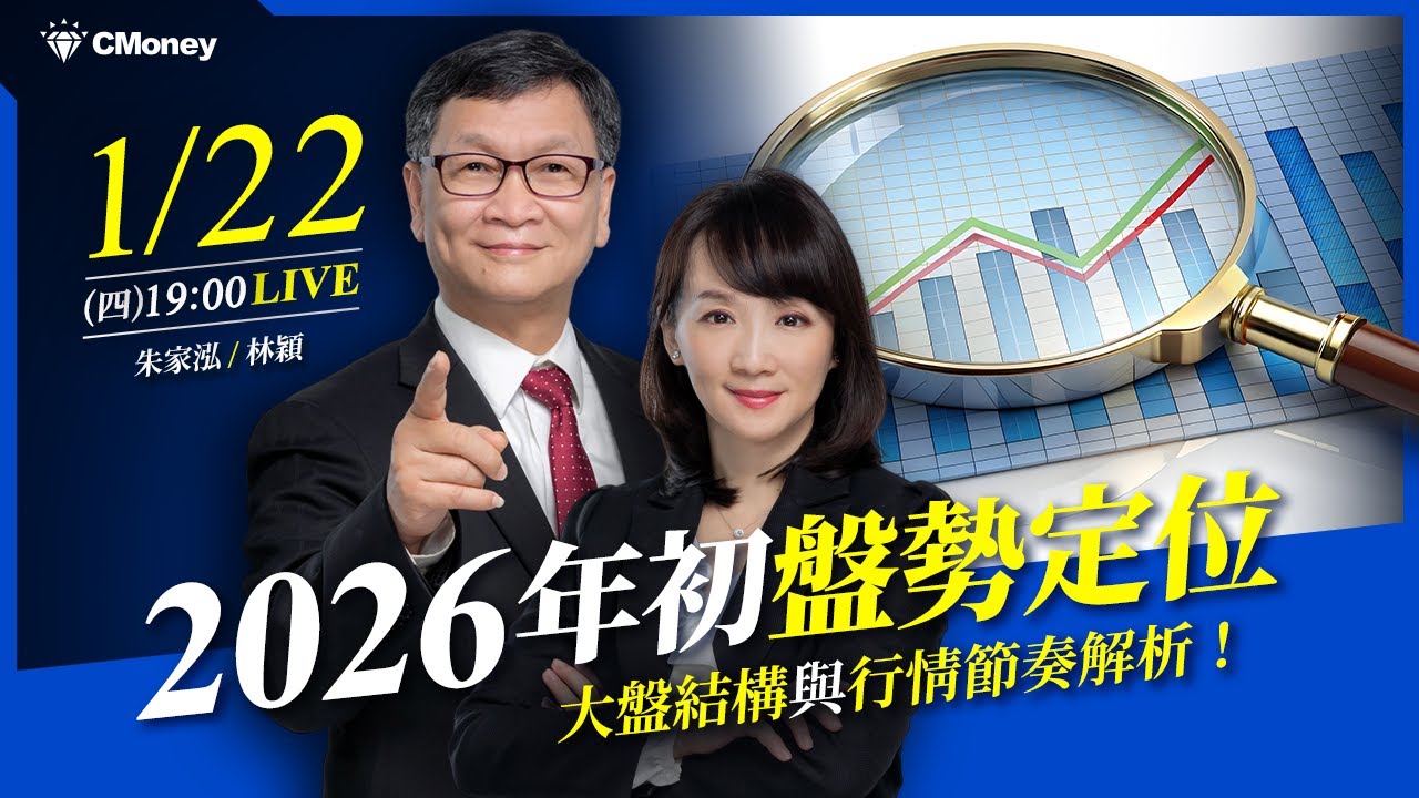【朱家泓x林穎】2026年初盤勢定位，大盤結構與行情節奏解析！
