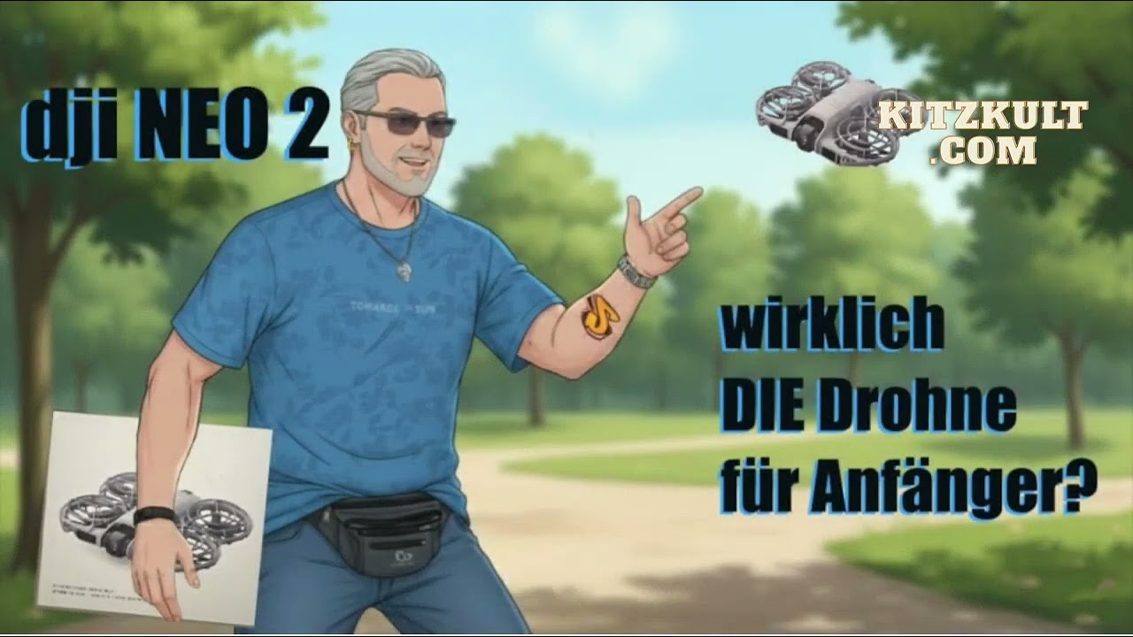 Produktbewertung DJI Neo 2 Fly More Combo (nur Drohne), Start und Landung auf der Handfläche, Gesten