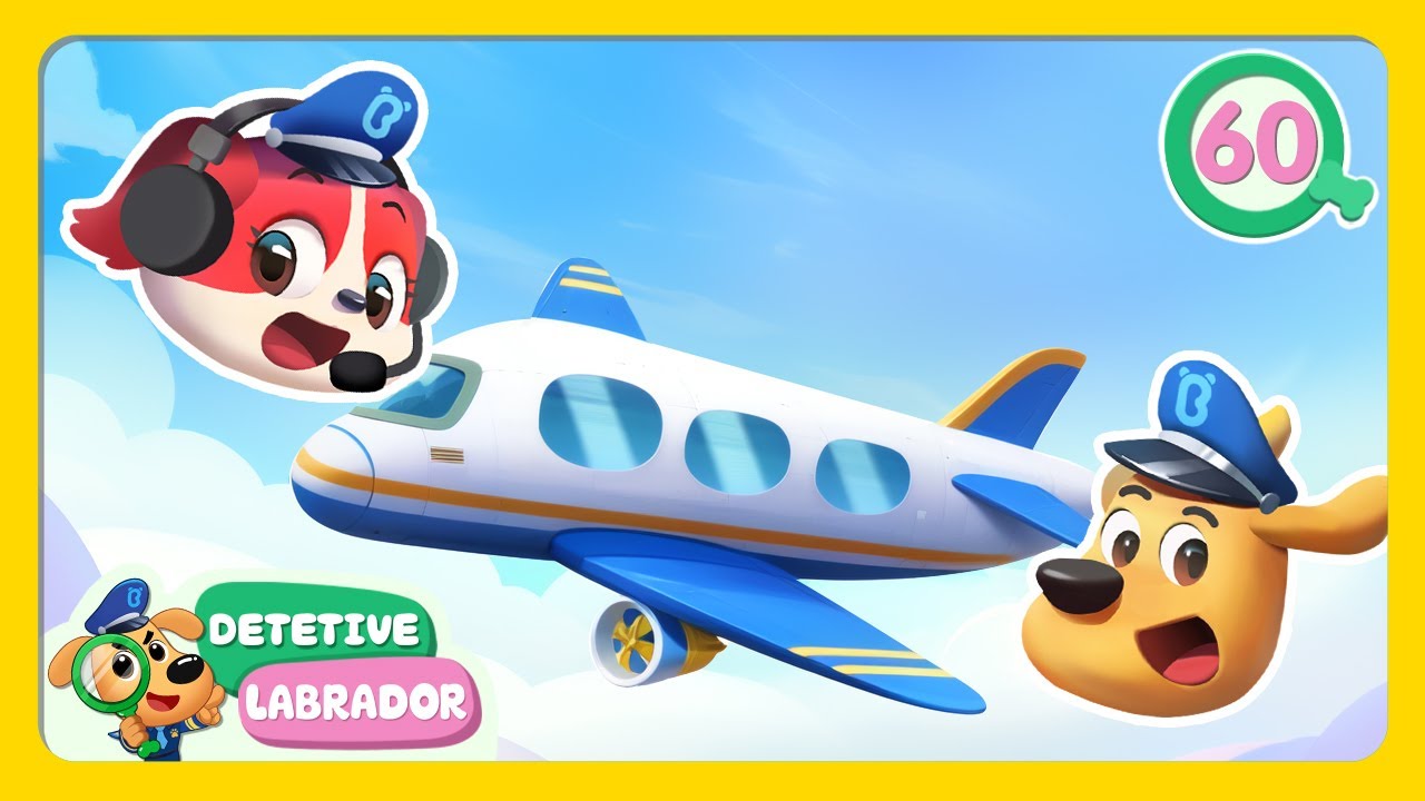 Vamos Viajar de Avião ✈️ Dicas de Segurança do Detetive Labrador 🔍 1 Hora 🎬 Compilação