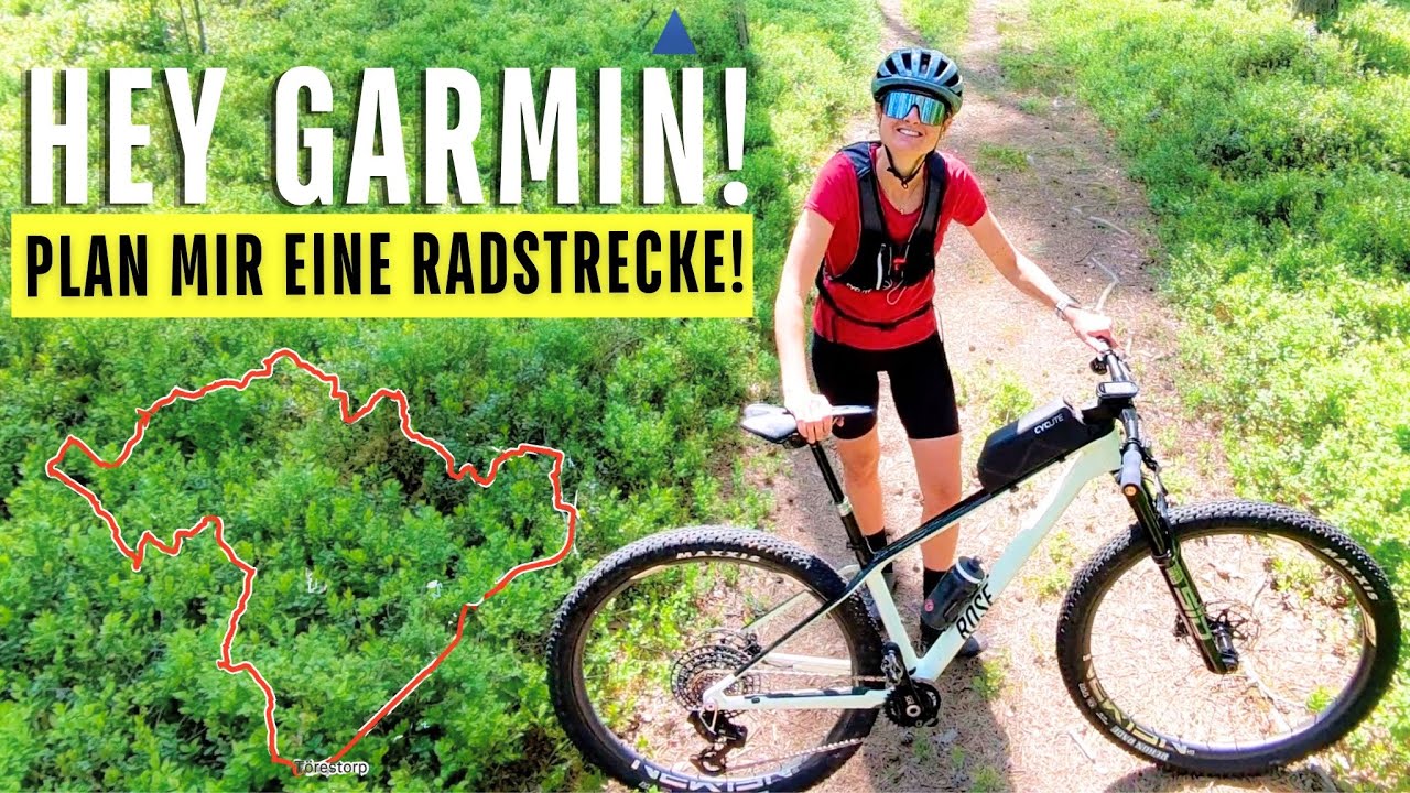 GARMIN plant meine Radstrecke mit KI in unbekannter Gegend! #radsport