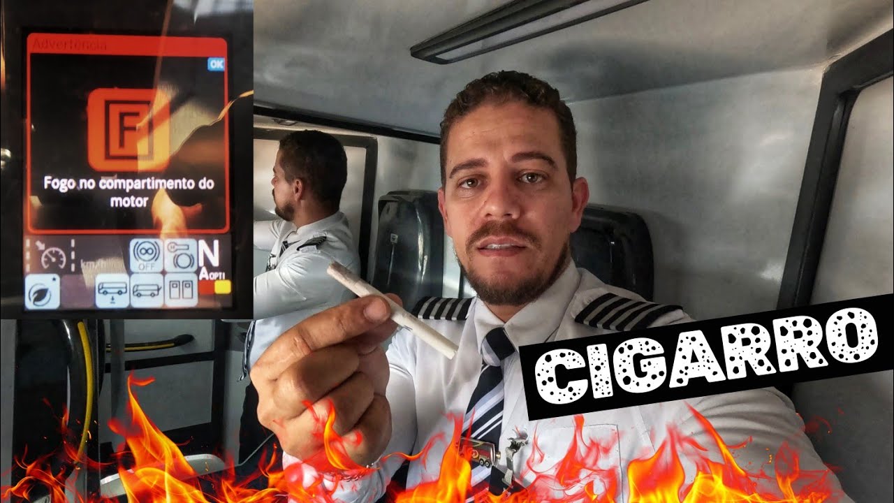 PASSAGEIRO FUMANDO NO BANHEIRO DO ÔNIBUS.