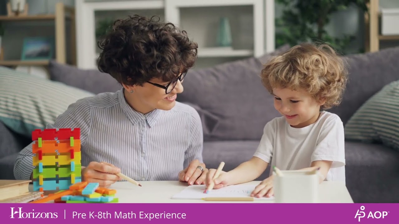 Horizons Grades K-8 Math Homeschool Curriculum Demo Video | AOP Christian Homeschooling