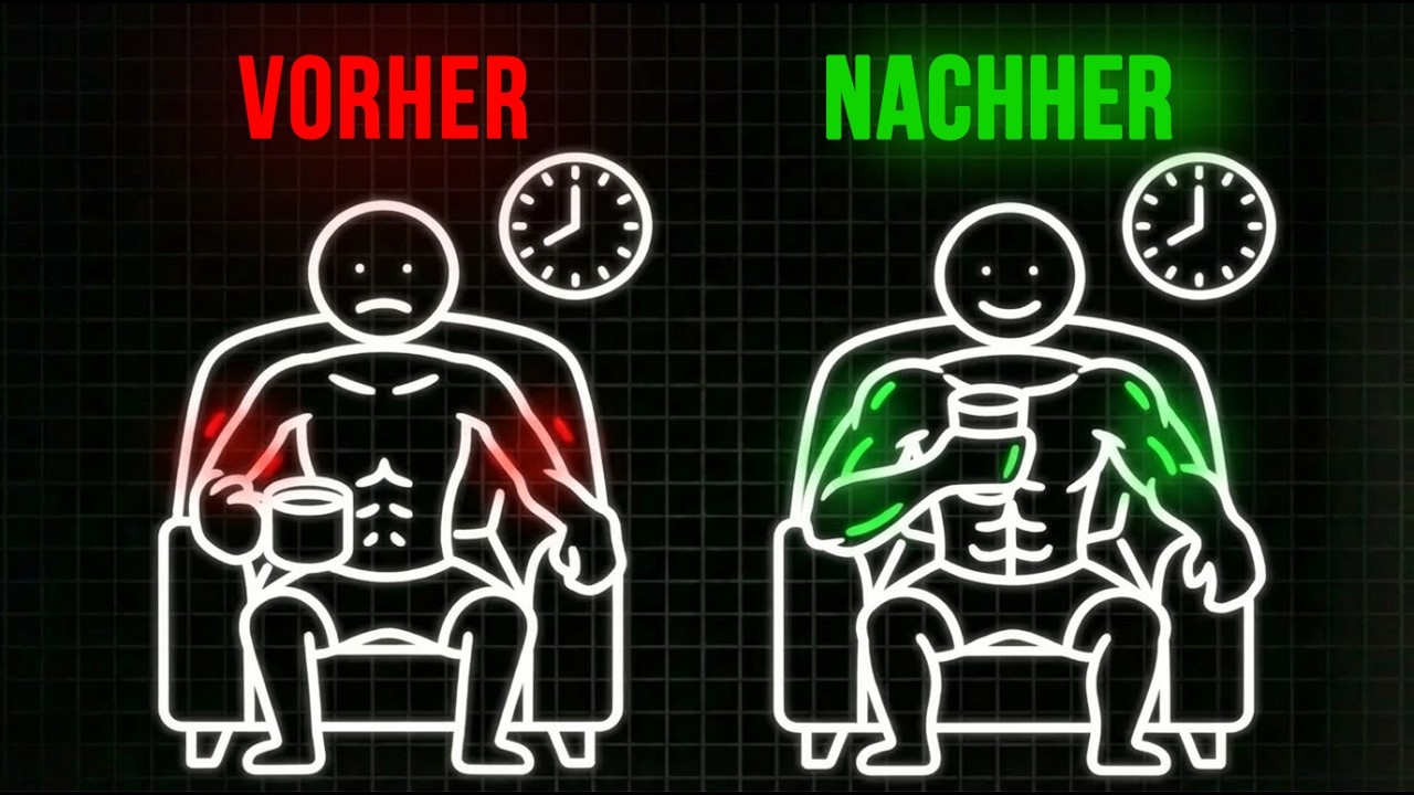 Jeden Morgen DAS = doppelt so viel Muskeln