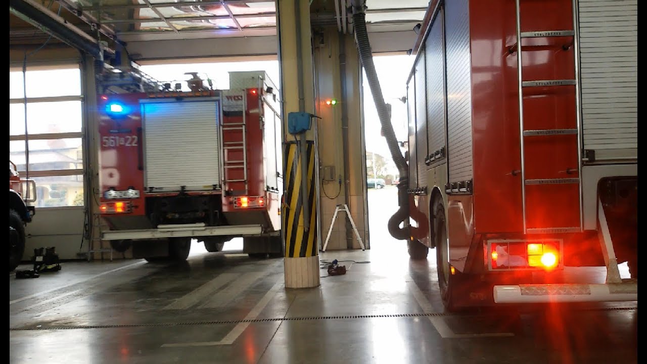 [OD ŚRODKA] Wyjazd Alarmowy Plutonu Gaśniczego 561[R]22, 25 i 53 z JRG Strzyżów