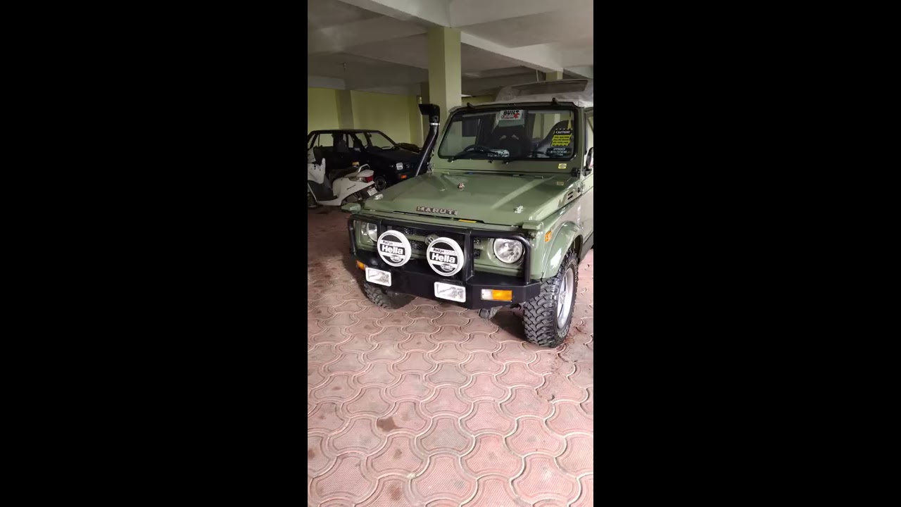 Maruti Gypsy || Upgrade with || offroad Bumper || Snorkel || Rally Bucket Seats ||