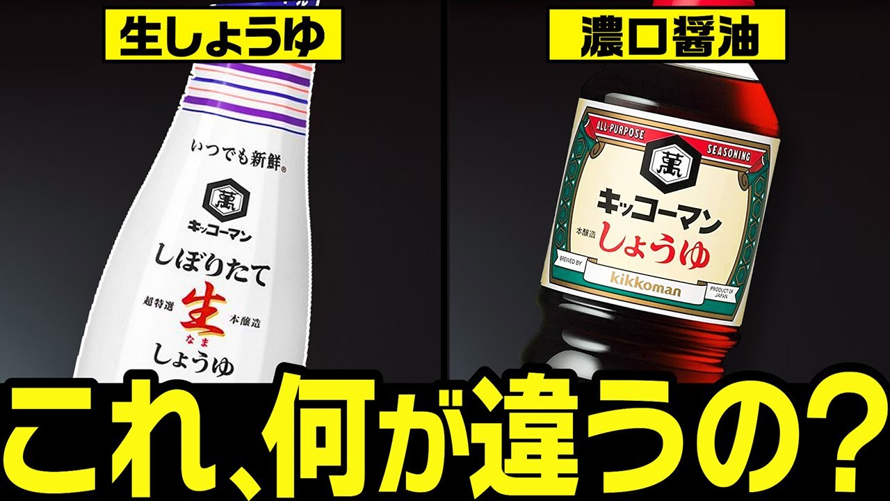 【醤油の豆知識】料理に役立つ！しょうゆの違いと使い分け方について【ゆっくり解説】