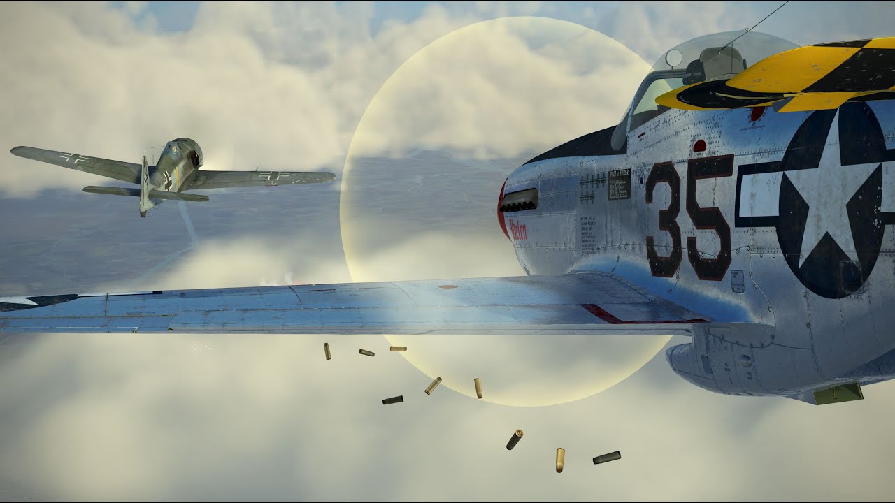 190 Rudder vs P51 Propeller - Damage model from IL2 BoX