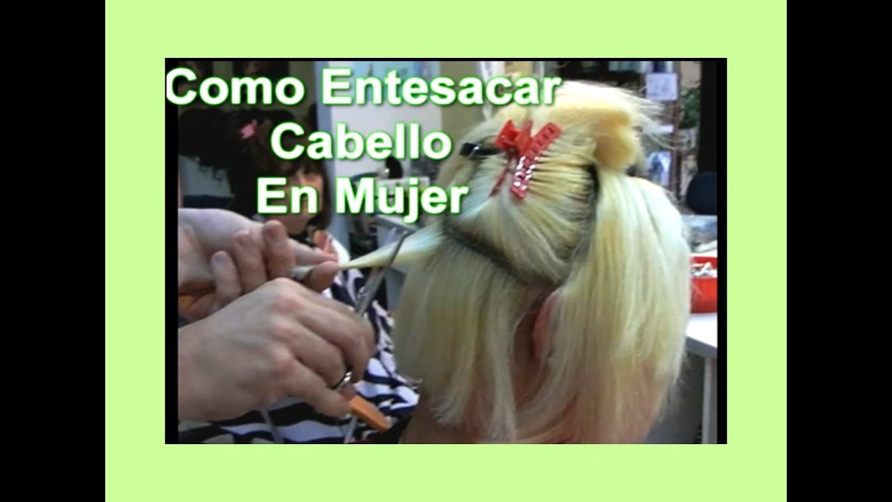 Corte Estilo Bob Entresacar Segunda Parte