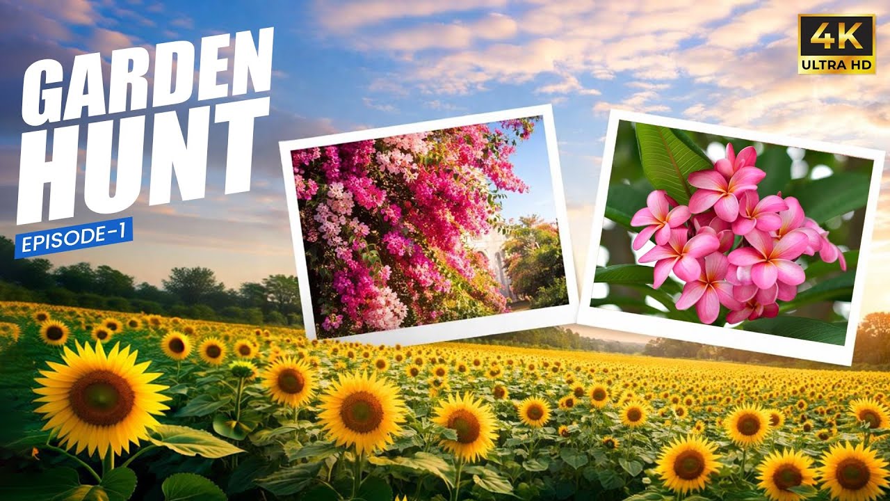 Garden Hunt | Ep. 1 | Sunflower Fields | KS Park | Irinjalakuda Thrissur Hidden Spots