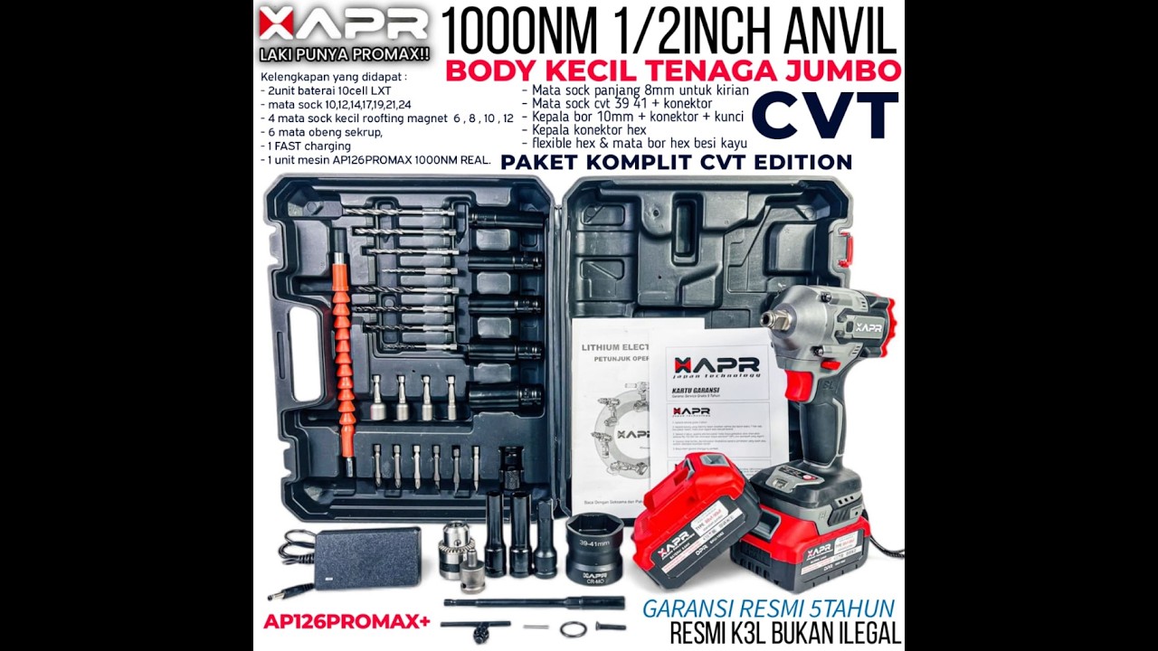 UNBOXING PAKET IMPACT XAPR 126 PROMAX PLUS