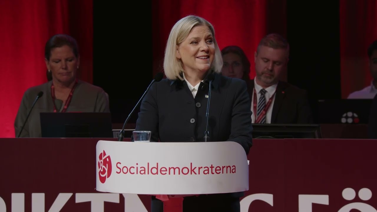 Magdalena Anderssons linjetal – Kongress 2025