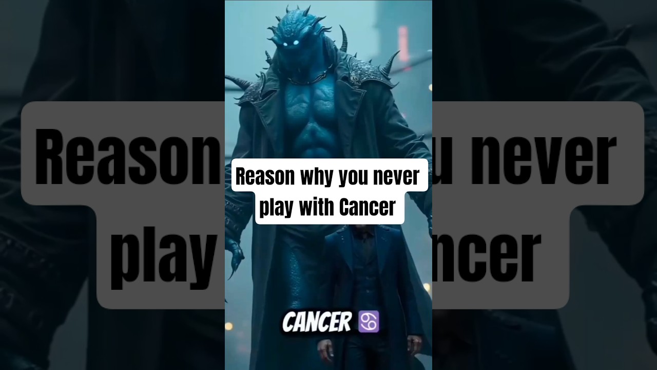Reasons why you never play with Cancer #cancer #horoscope #astrology #zodiac #shorts