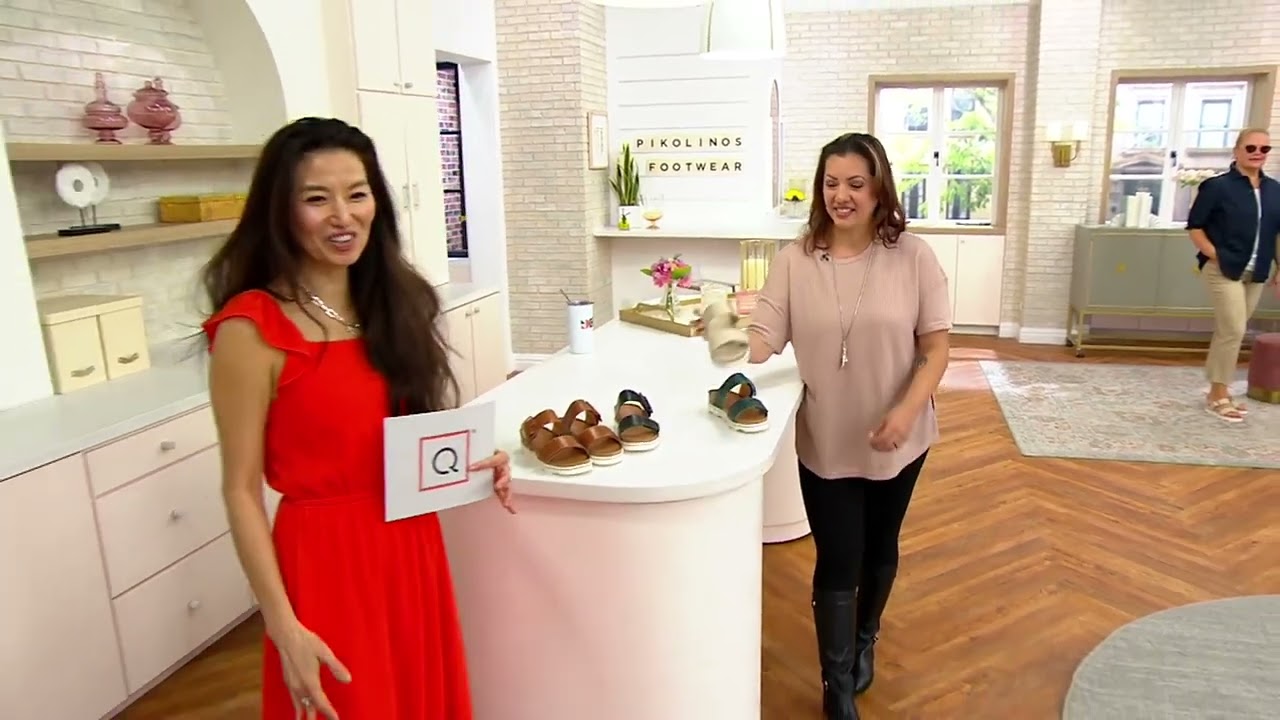 Pikolinos Leather Buckled Slide Sandals - Menorca on QVC