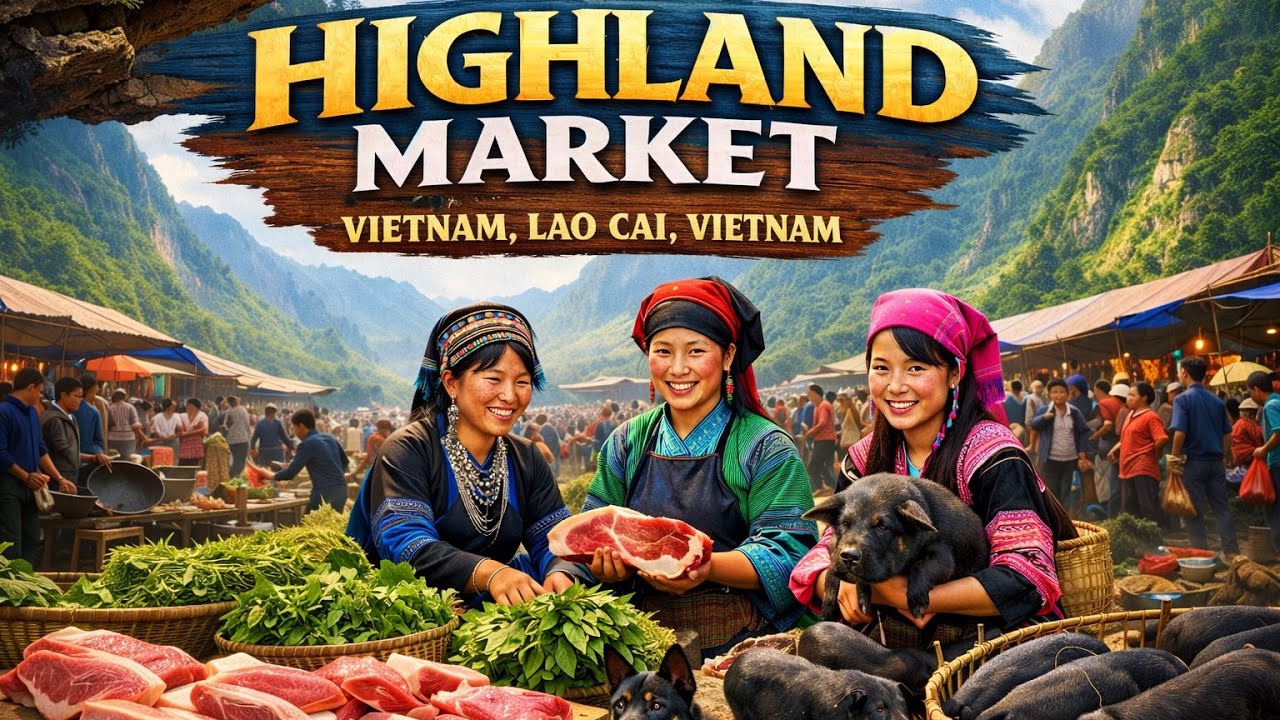 Exploring Highland Markets in Lao Cai, Vietnam Before Tet