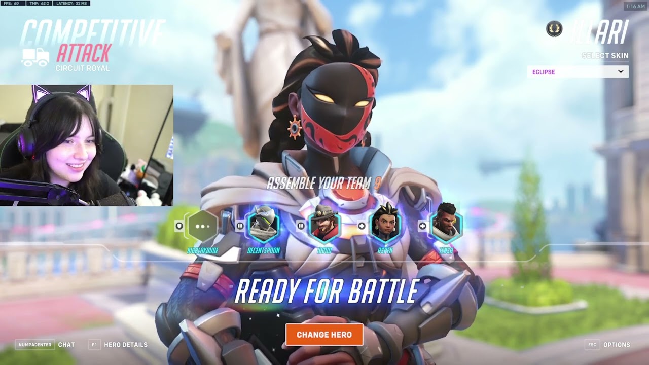 16K Heals! Aspen Zenyatta + Illari + Kiriko Overwatch 2 Season 7 Top 500 Gameplay