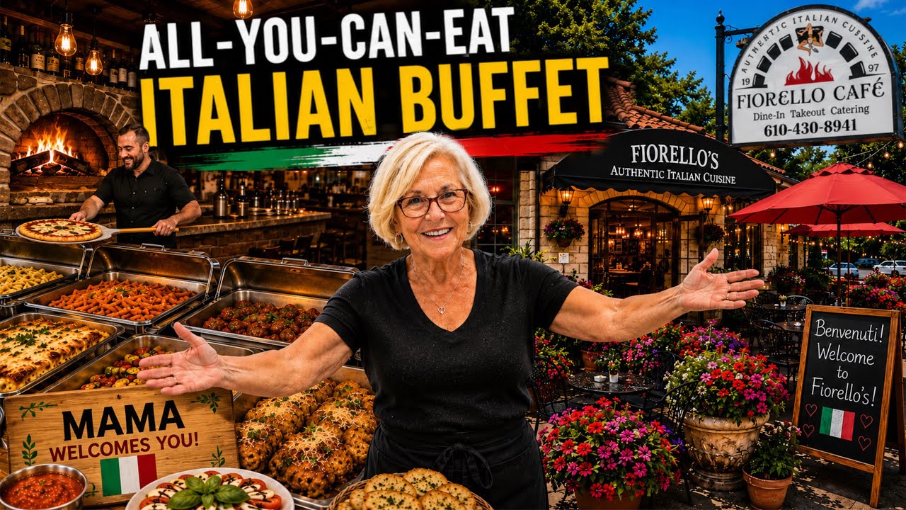 This All-You-Can-Eat Italian Buffet Feels Like Sicily! 🇮🇹