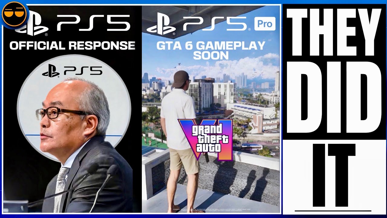 PLAYSTATION 5 - BREAKING! SONY RESPONDS PS5 DISC SUPPORT! NEW GTA 6 PS5 PRO GAMEPLAY SOON!? 60FPS!?&hellip;