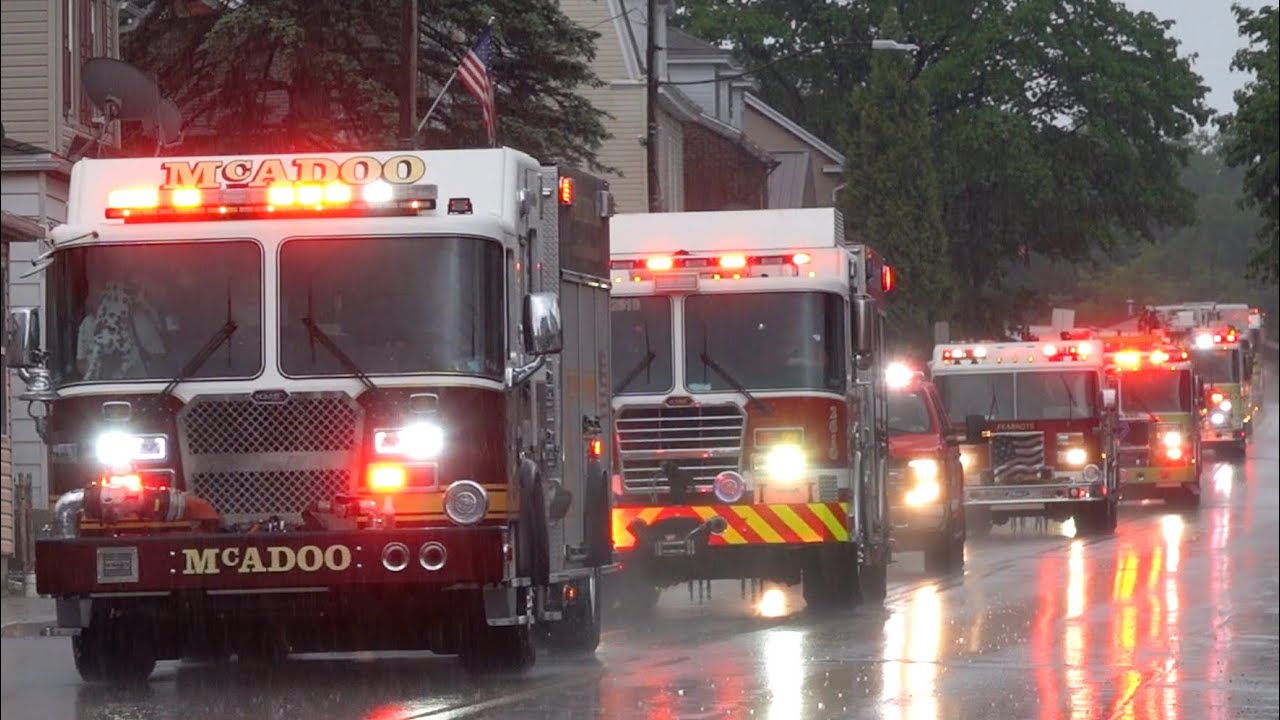 McAdoo Fire Company 2023 Block Party Lights & Sirens Fire Truck Parade