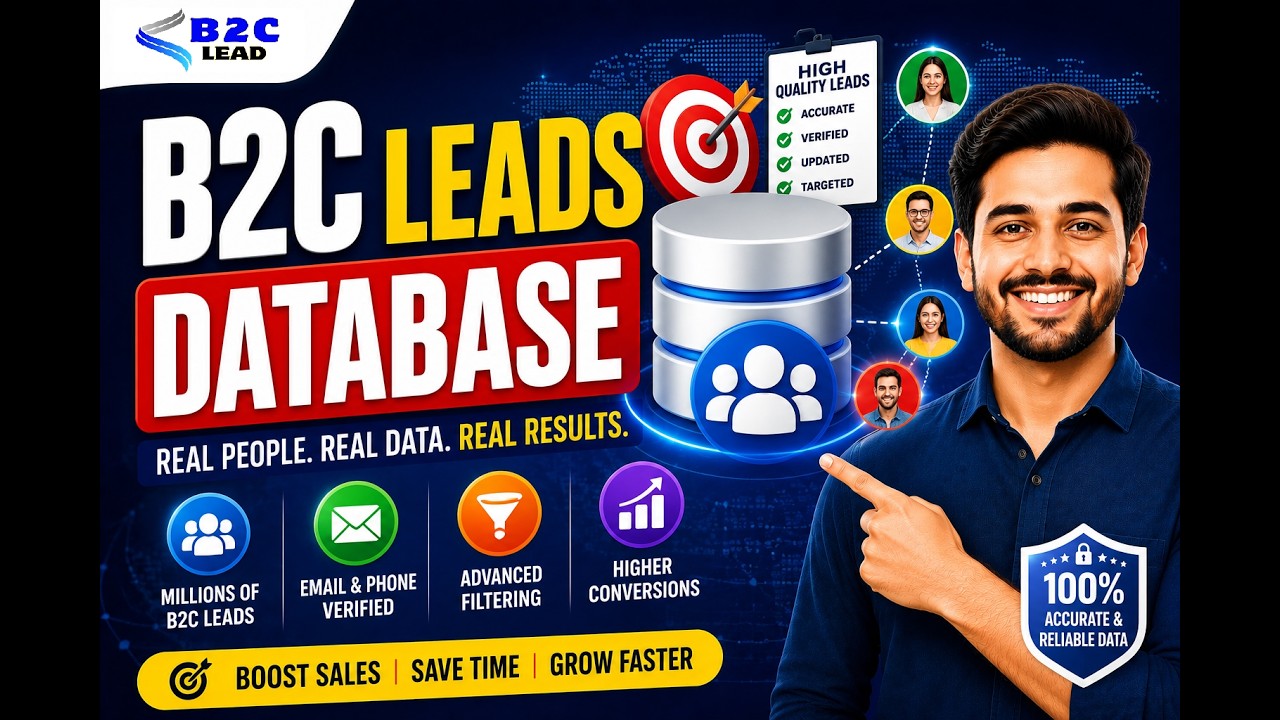B2C Leads Database for Targeted Marketing | Verified Consumer Data by B2C Lead
