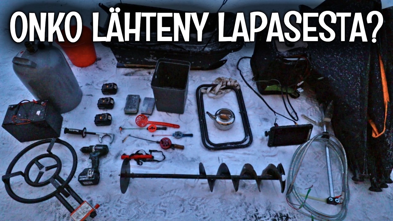 PALJONKO ROMUA PITÄÄ OLLA JOTTA SAA KALAA? - MITEN RAKENNETAAN PARAS PILKKIAHKIO?