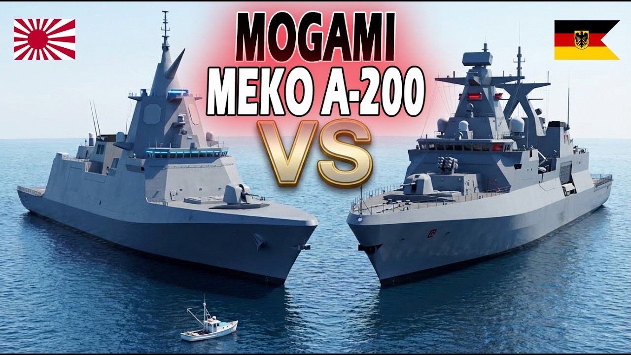 Japan's Mogami Frigate vs German MEKO A-200