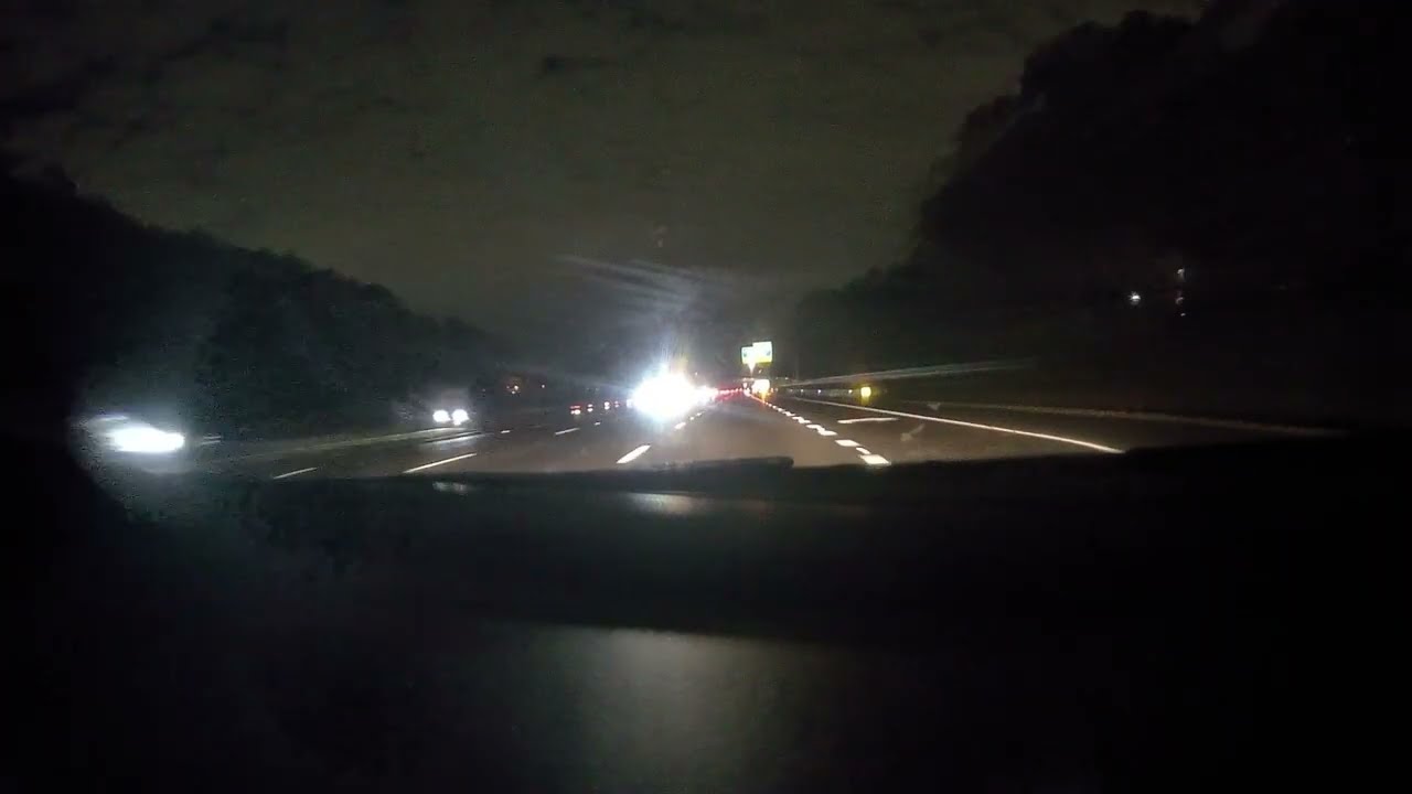 I 40 E || Chapel Hill, NC to Raleigh, NC || Night Drive