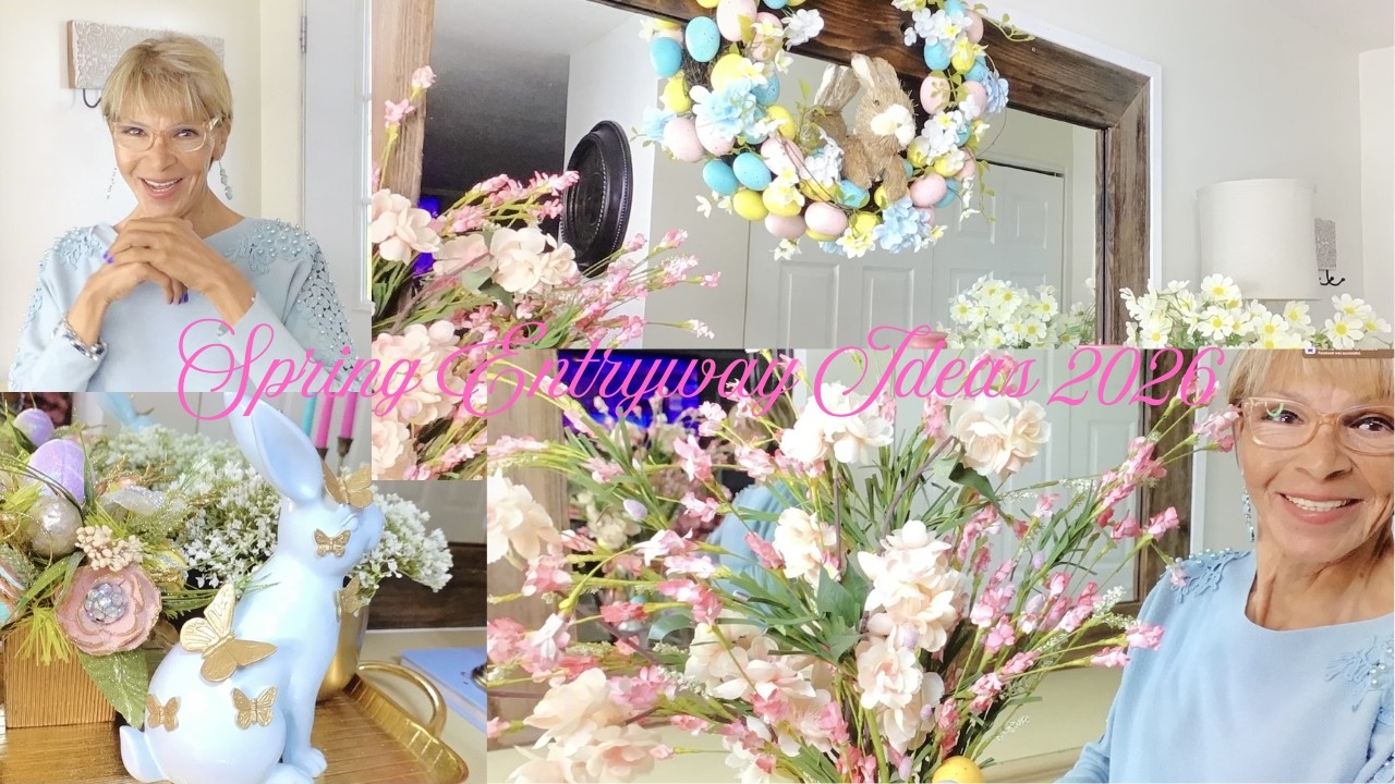 Spring\Easter Entryway Ideas 2026 #ideas #spring #homedecor