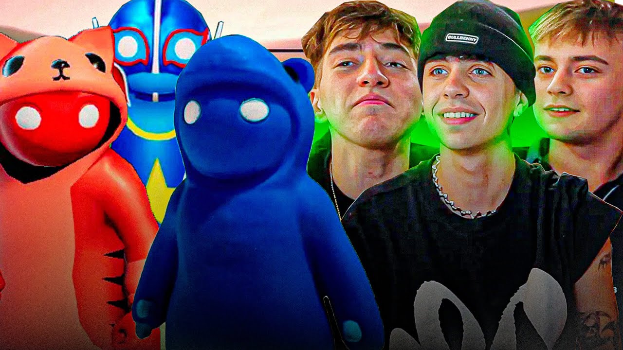 MERNUEL JUEGA GANG BEASTS CON MOSKI Y BAULETI