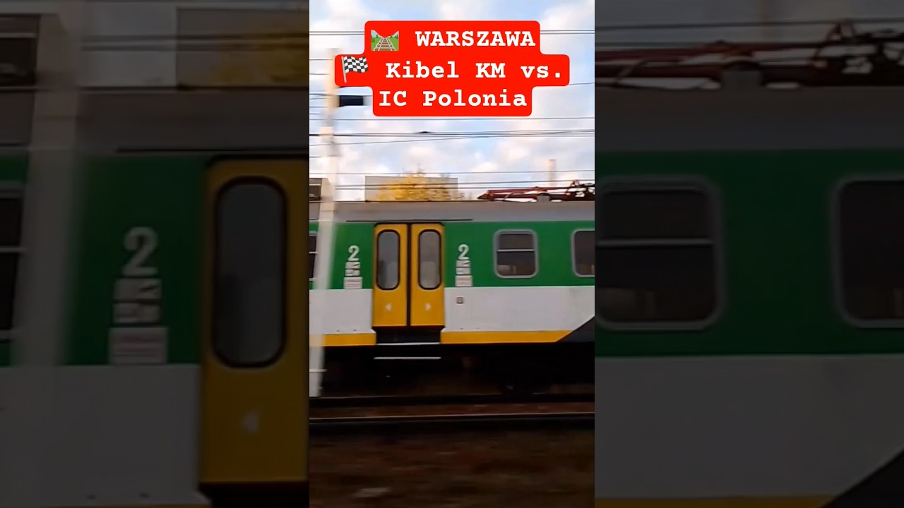 Warszawa pociąg IC Polonia vs. kibel KM #warszawa #intercity #pociąg #en57 #foryou #dc