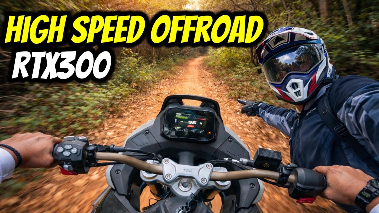 ALL NEW TVS RTX 300 MUCH AWAITED PERFORMANCE TEST|CITY & OFFROAD #tvs #kannada #adventure #offroad