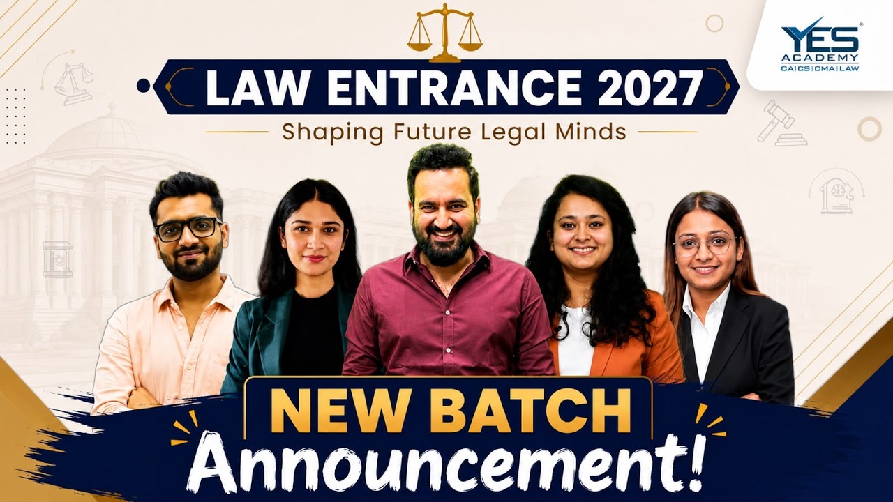 LAW Entrance 2027 New Batch Announcement | Team YES