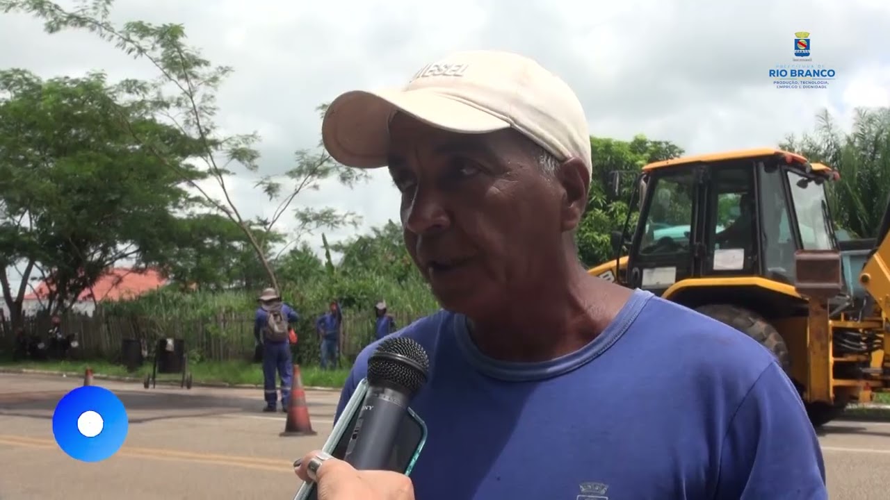 Prefeitura de Rio Branco prioriza a recuperação dos corredores de ônibus na capital com tapa-buracos