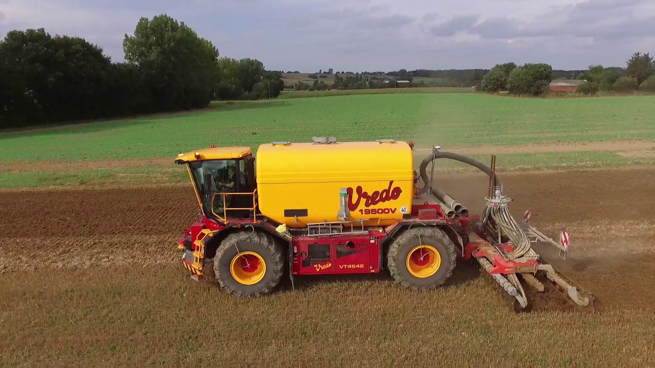 Suivez l'automoteur VREDO à l'épandage de lisier I ETA GUEGAN