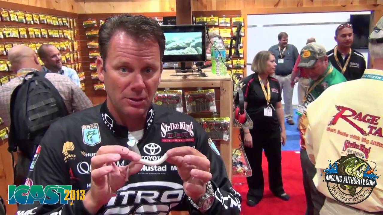ICAST 2013 New Product - Kevin Van Dam Talks about the new Strike King Rage Cut-R-Tail Worm