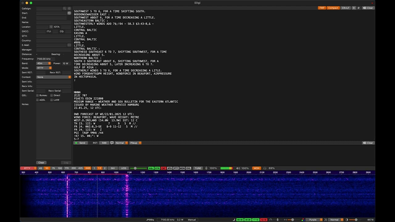 DWD 10100kHz with iDigi Software