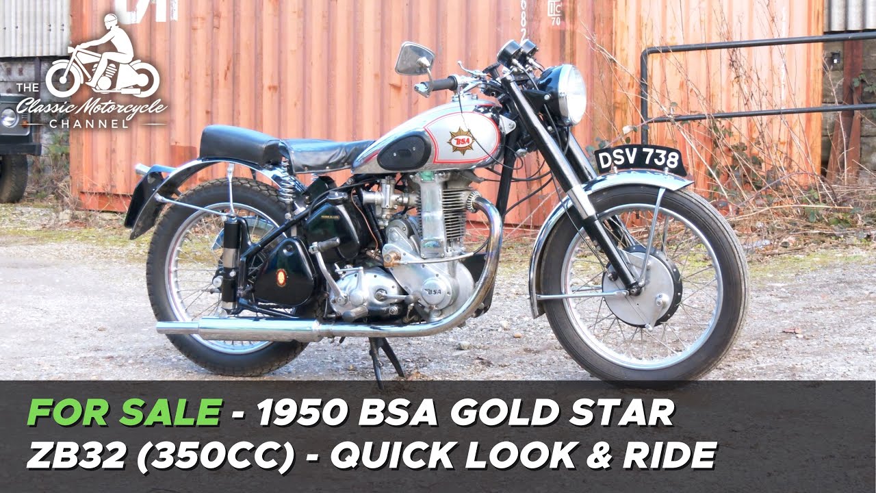 Продаётся BSA Gold Star ZB32 1950 года выпуска — быстрый осмотр и прокатитесь