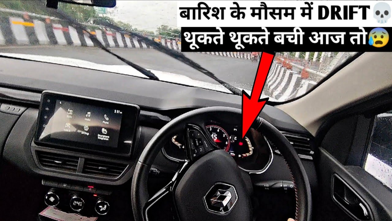 Kiger Drift Attempt in Baarish – Maut Ke Saath Khela Aaj 😵‍💫 #POV