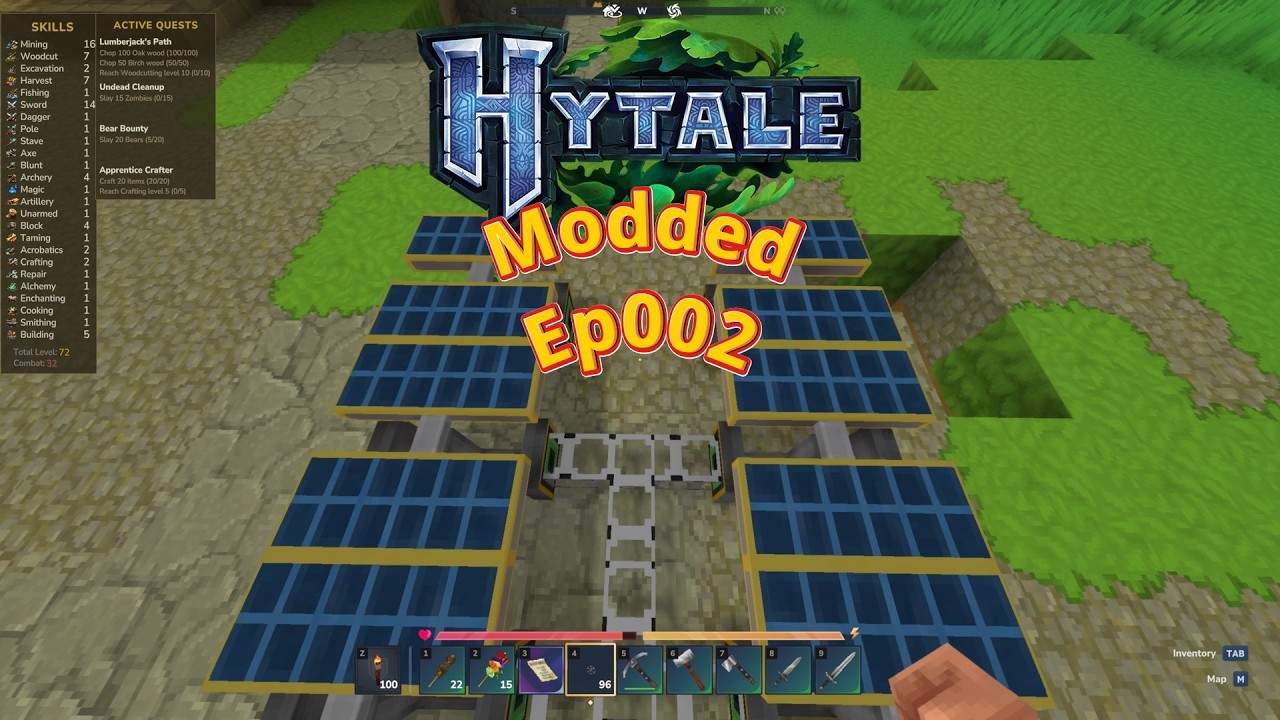 Hytale Modded Ep002 Hyprotech, Quarries & More