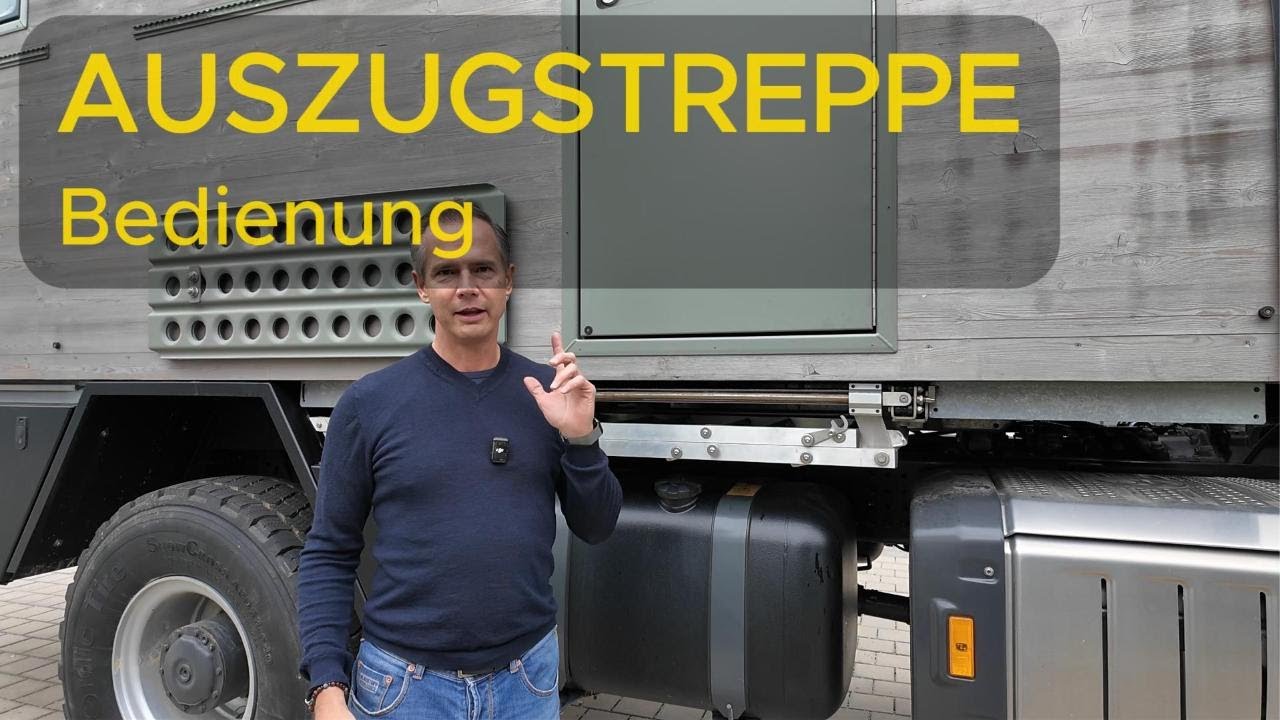 Auszugstreppe Bedienung