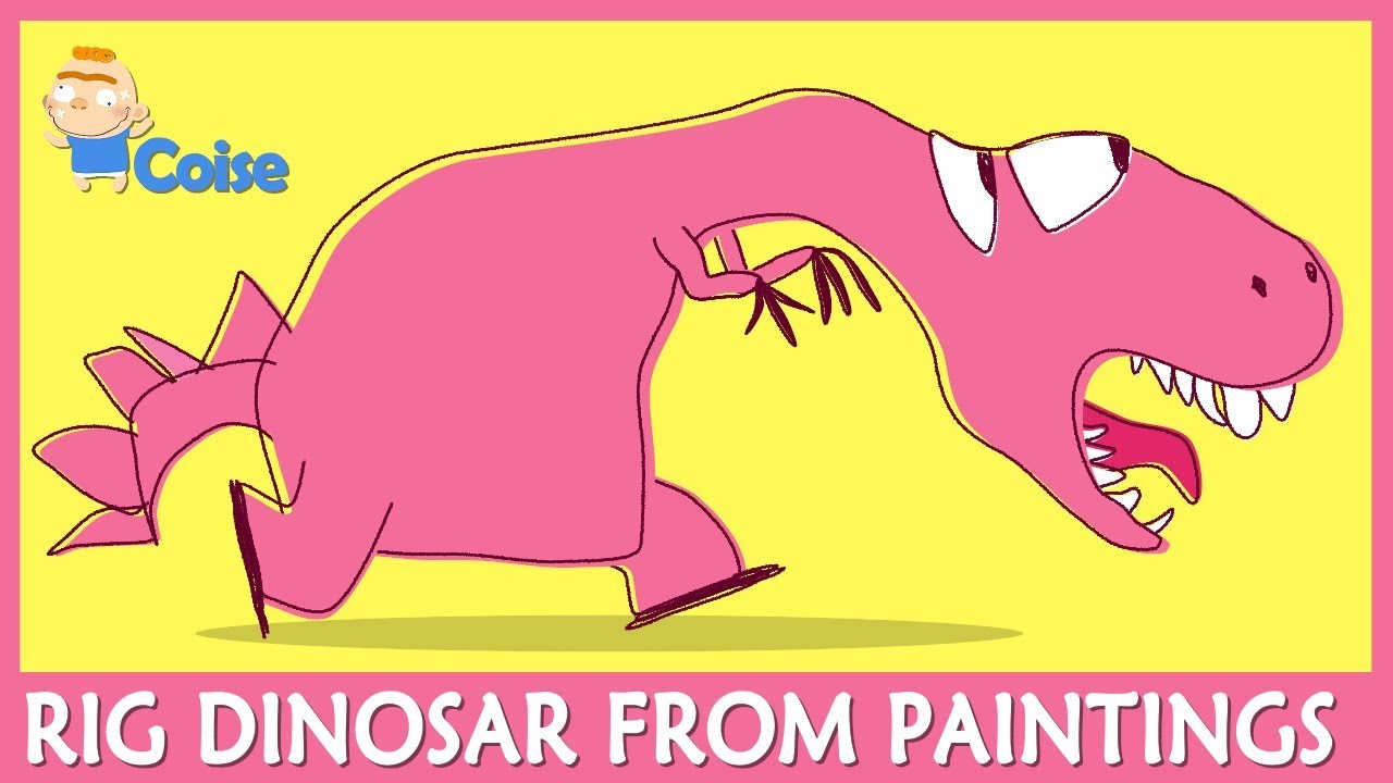 Rig Dinosaurs from My Little Girl's Painting - Coise - Anime Studio - Moho tutorial 2019 - Part 2
