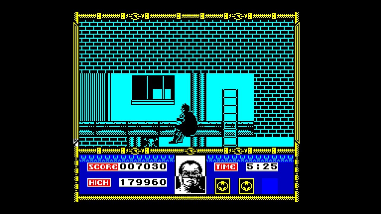 Batman: The Movie 4K Walkthrough, 1989, ZX Spectrum, RZX Archive