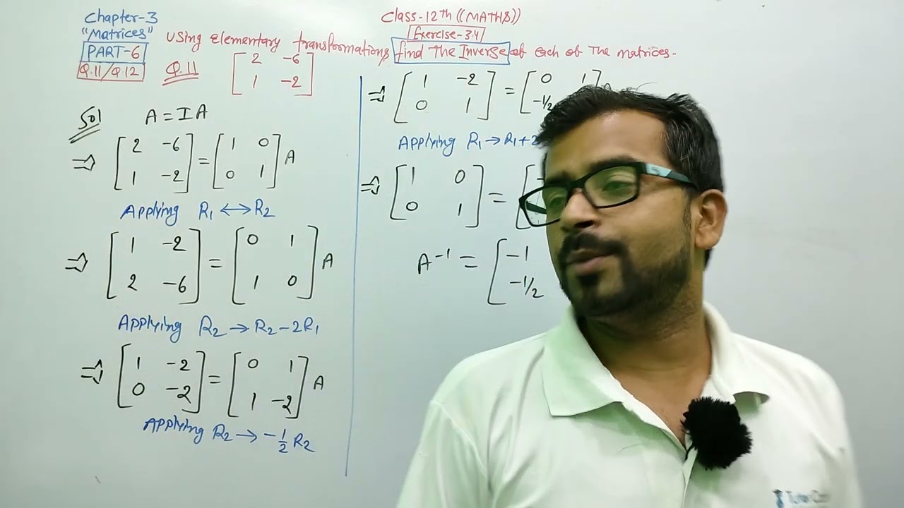 Class 12 Maths Ex 3.4 Part 6 | Q11 & Q12 Step-by-Step | TutorCabin
